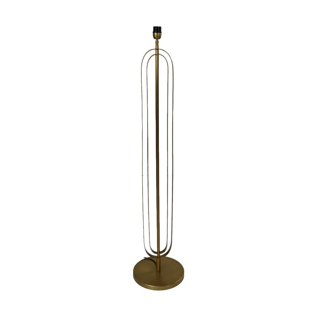 Staande lamp rond 30x30x140 Goud Metaal