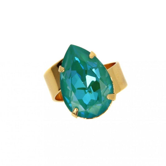 Green Frog Ring Small