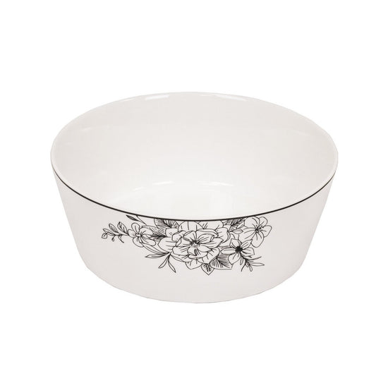 Kom Newbone China Les Fleurs 17,5x17,5x6,5cm