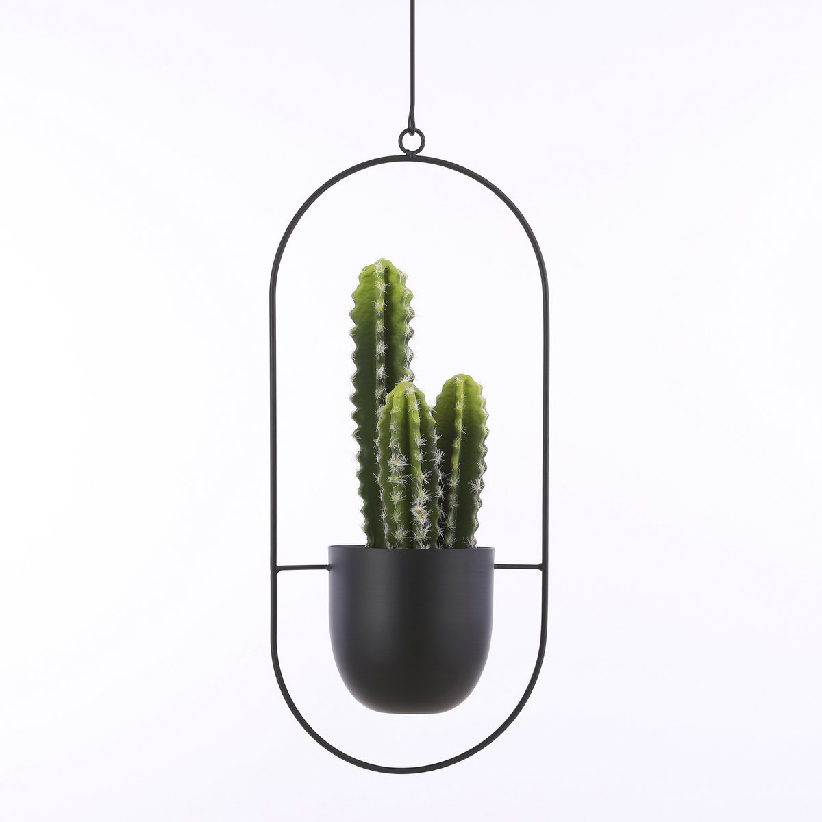 Dexter Bloempot Hangend L24 x B14 x H83 cm Zwart