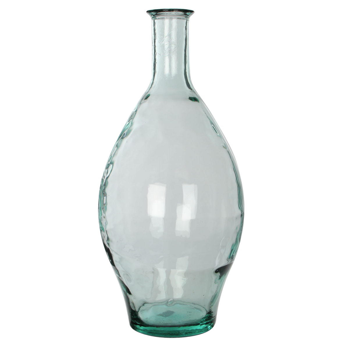 Kyara Fles Vaas H60 x Ø28 cm Gerecycled Glas Transparant