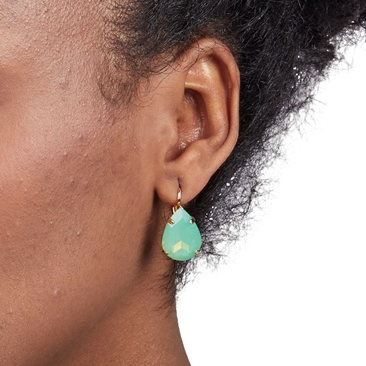 Lacrima Midnight Green Earrings