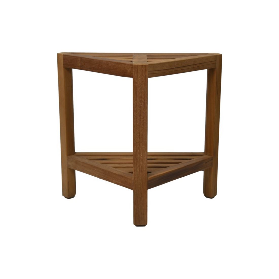 Decoratieve hoekkruk 46x30x46,5 Natuurlijk Teak