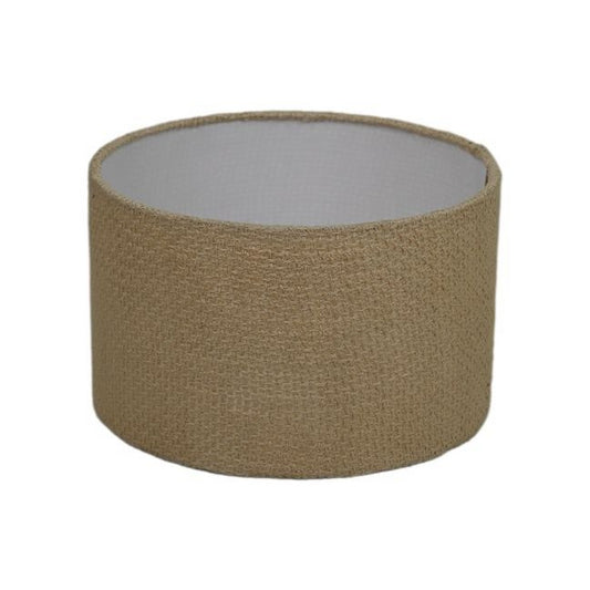 Lampenkap Rond ø32x20 Wit Jute