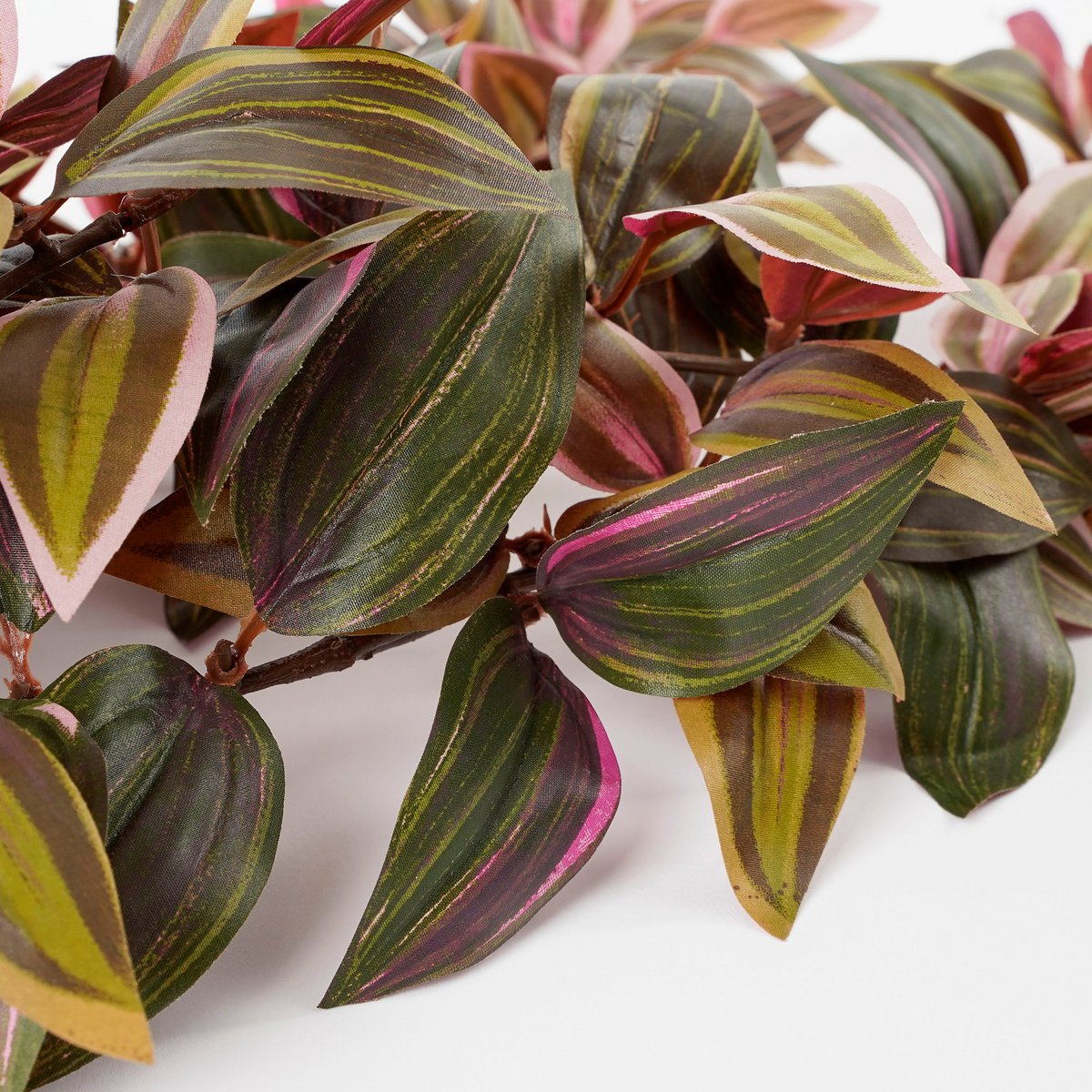 Tradescantia Kunst Hangplant L15 x B20 x H54 cm Bordeaux