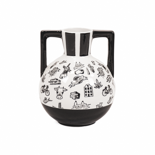 Vaas Kettlebell Keramiek Dutch Black 14,5x14,5x18,5cm